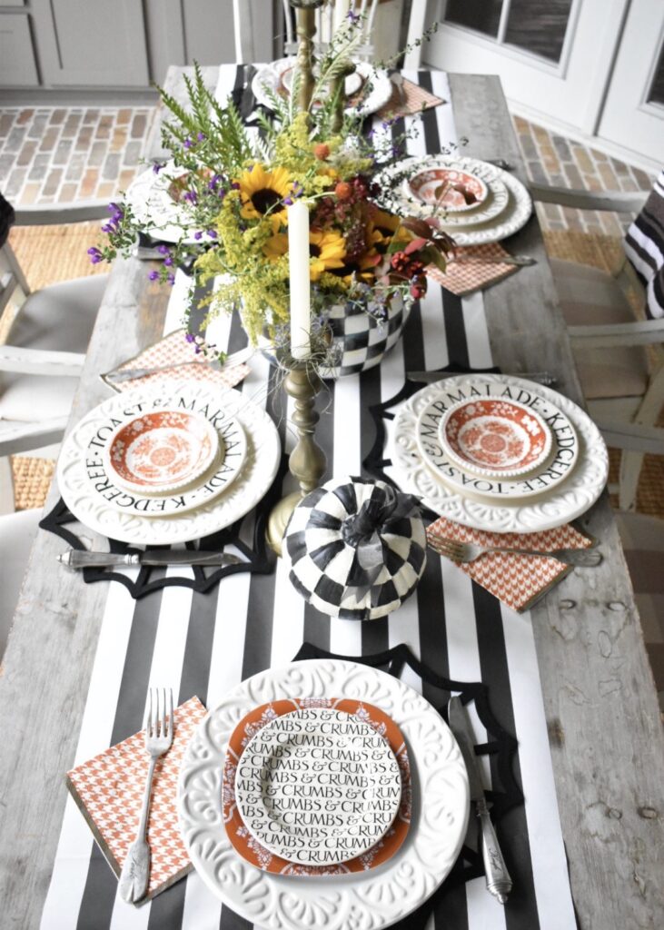 Fun Halloween Tablescape