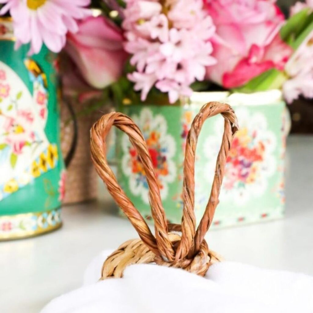 bunny napkin rings