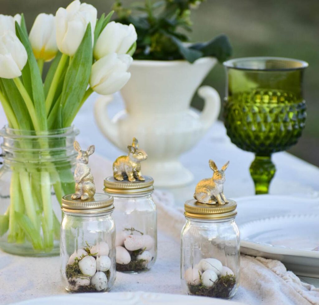spring tablescape